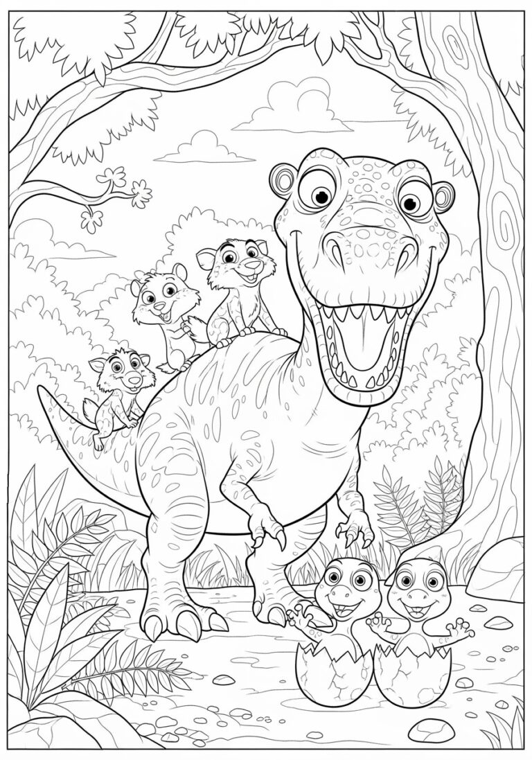Ice Age: Dawn of the Dinosaurs Coloring Page to Print Out