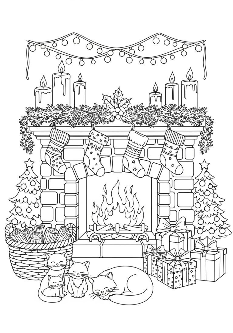 Intricate Christmas Coloring Page Intricate Christmas Coloring Page