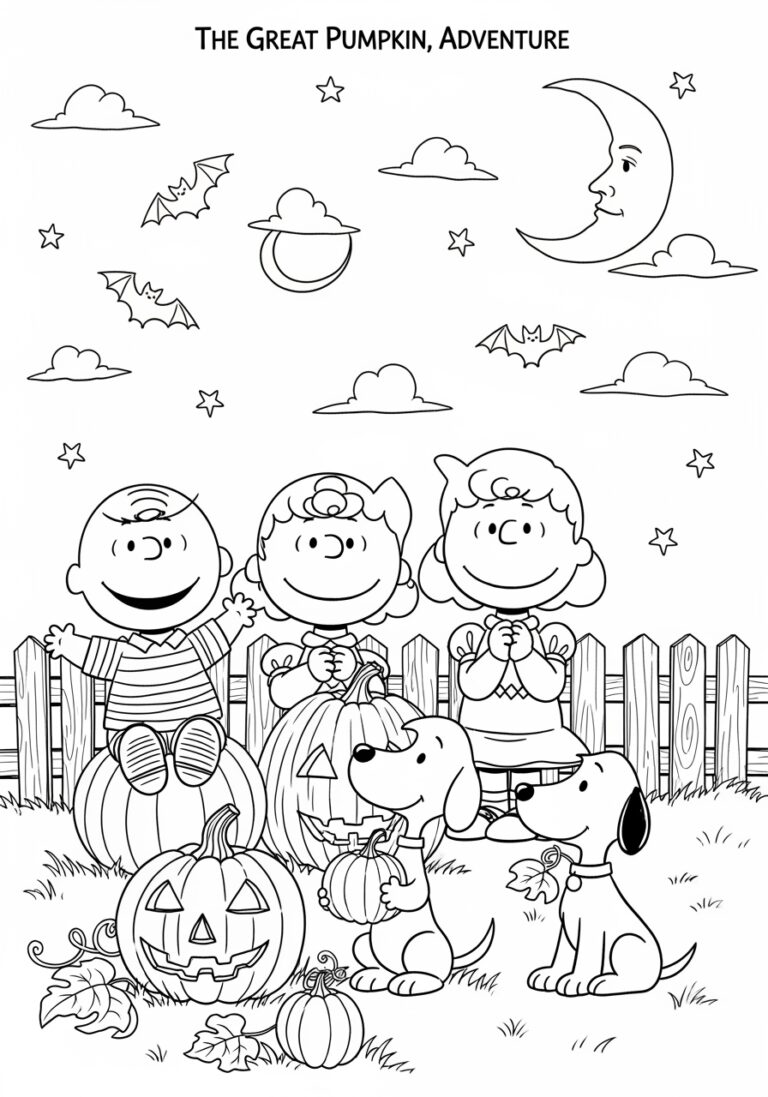 It’s the Great Pumpkin Charlie Brown Coloring Page It’s the Great Pumpkin Charlie Brown Coloring Page