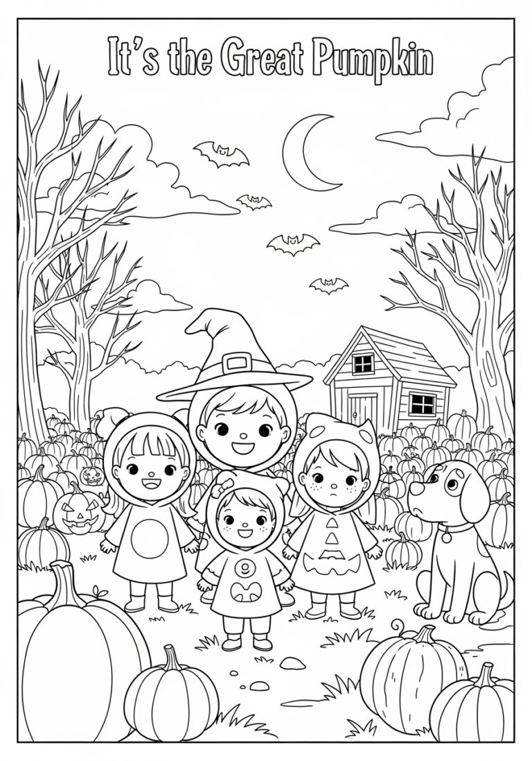 It’s the Great Pumpkin Coloring Page to Print Out and Color It’s the Great Pumpkin Coloring Page to Print Out and Color