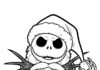 Jack Skellington Santa Coloring Page