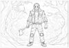 Jason Halloween Coloring Page