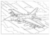 Jet Plane Coloring Page to Print Out and Color