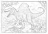 Jurassic Park Spinosaurus Coloring Page