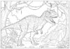 Jurassic World Carnotaurus Coloring Page to Print Out