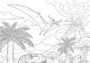 Jurassic World Dinosaur Coloring Page