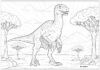 Jurassic World Dominion Therizinosaurus Picture to Print Out and Color