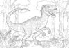 Jurassic World: Fallen Kingdom Indoraptor Coloring Page