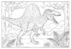 Jurassic World Spinosaurus Coloring Page to Print Out and Color