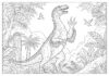 Jurassic World Therizinosaurus Coloring Page
