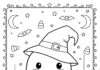 Kawaii Baby Ghost Coloring Page