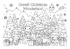 Kawaii Christmas Coloring Page