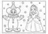 Kimmi the Clown Coloring Princess Page
