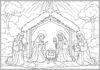 LDS Nativity Coloring Page