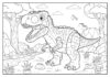 Lego Carnotaurus Coloring Page