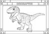 Lego Indoraptor Coloring Page