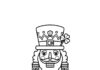 Leprechaun Nutcracker Coloring Page