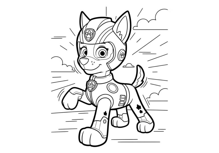 Liberty Paw Patrol Color Page Liberty Paw Patrol Color Page