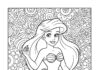 Little Ariel Coloring Page
