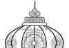 Lunar New Year Lantern Ornament Coloring Page
