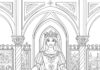 Medieval Princess Coloring Page