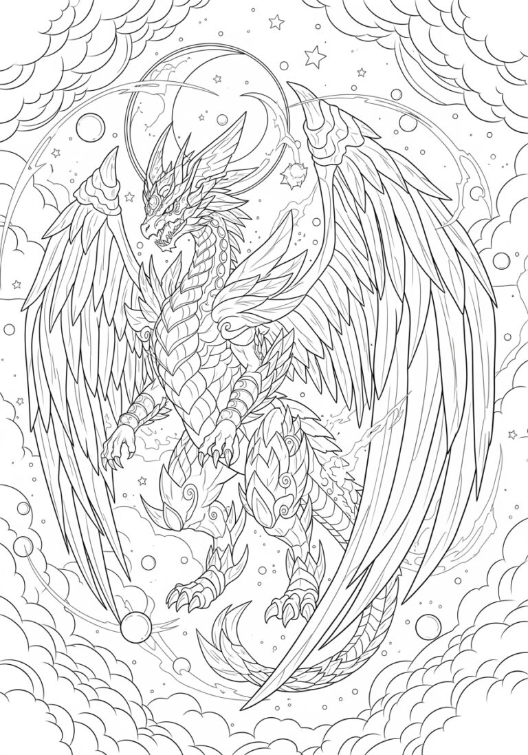 Mega Legendary Coloring Page to Print Out and Color Mega Legendary Coloring Page to Print Out and Color