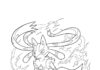 Mega Lucario Coloring Page to Print Out and Color