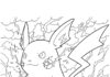 Mega Raichu Coloring Page to Print Out and Color