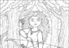Merida Brave Printable Coloring Page