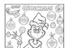 Merry Grinchmas Coloring Page