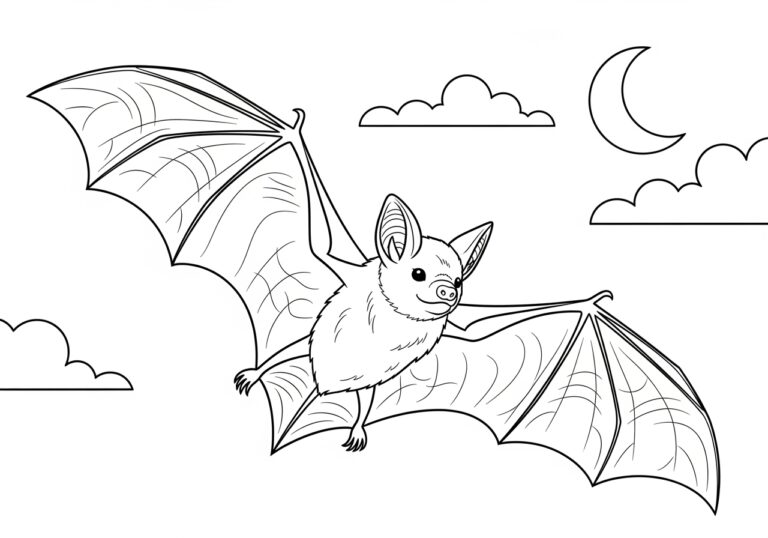Mexican Free-Tailed Bat Picture to Print Out and Color Mexican Free-Tailed Bat Picture to Print Out and Color