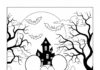 Mickey Mouse Halloween Coloring Page to Print Out