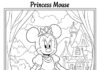 Minnie Princess Coloring Page