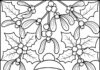 Mistletoe Coloring Page