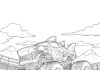Monster Truck Painting Sheet