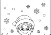 Mrs. Claus Coloring Page