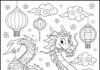 Mushu Mulan Coloring Page