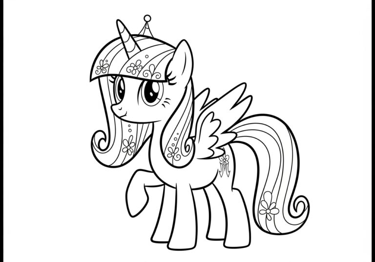 My Little Pony Coloring Page Princess Cadance My Little Pony Coloring Page Princess Cadance