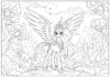 My Little Pony Coloring Page Princess Celestia