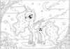 My Little Pony Coloring Page Princess Luna