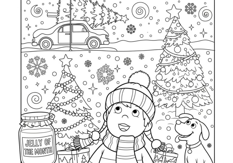 National Lampoon’s Christmas Vacation Coloring Page National Lampoon’s Christmas Vacation Coloring Page