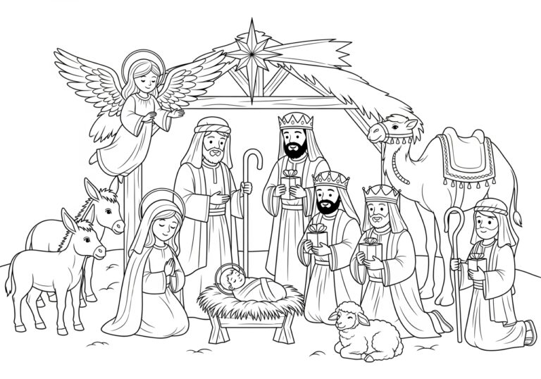 Nativity Character Printable Nativity Character Printable