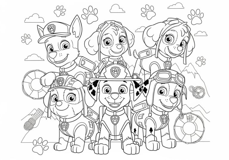 New Paw Patrol Coloring Page New Paw Patrol Coloring Page