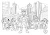 New Paw Patrol Movie Coloring Page
