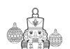 Nutcracker Ornament Coloring Page