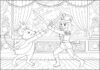 Nutcracker vs Mouse King Battle Coloring Page