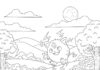 Original Pokémon Coloring Page to Print Out and Color