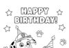 Paw Patrol Coloring Birthday Card