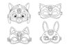 Paw Patrol Mask Coloring Page