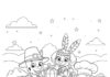 Paw Patrol Thanksgiving Coloring Page